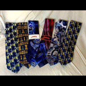 Lot of 6 Jerry Garcia Designer NeckTies